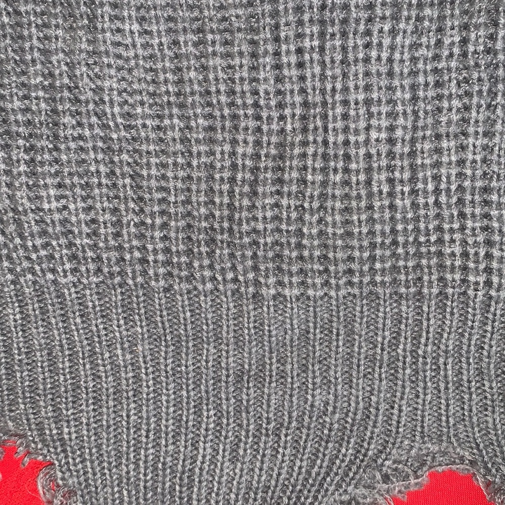 Timberwolf Frayed Sweater - Picture 5 of 7